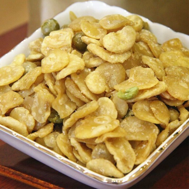 新豆瓣净重纯豆瓣咸味原味五香去壳油炸蚕豆瓣零食小吃豆制品下酒