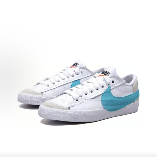 Nike Blazer Low '77 Jumbo 时尚舒适 低帮 女款 白绿DQ1470-107