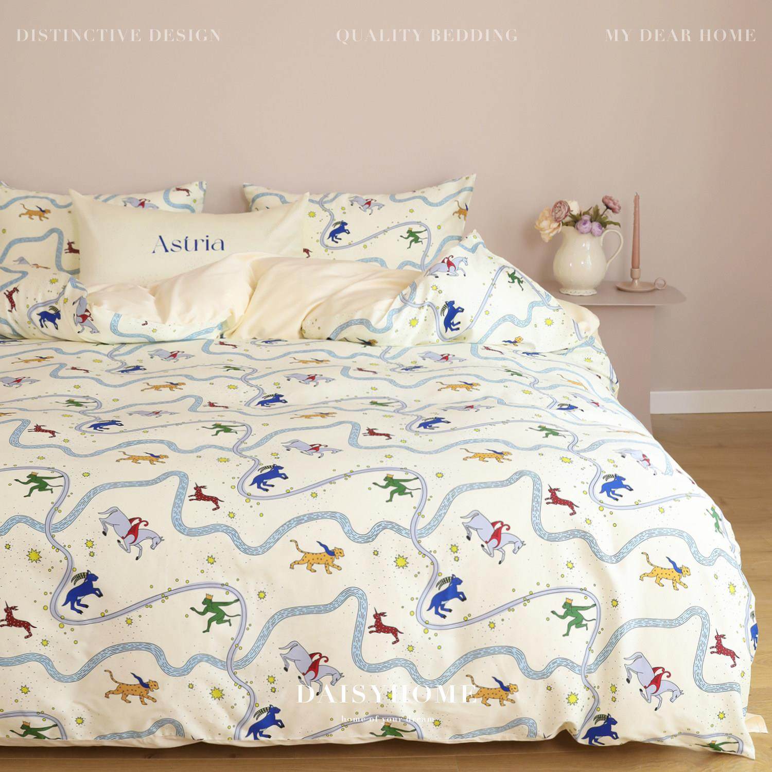 原创古希腊神话元素60支贡缎全棉亲肤四件套轻奢床品设计师小众,床上用品,床品套件/四件套/多件套,淘宝优惠券,粉丝福利购,淘宝优惠卷