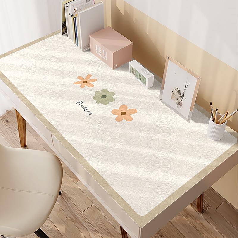 书桌垫写字台桌垫防水防油免洗防烫简约清新皮革桌垫餐桌垫茶几垫