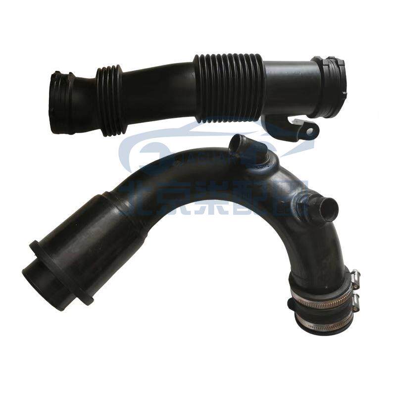 适用捷豹XF XJL2.0T涡轮空气进气管 涡轮口单独接头漏气老化配件