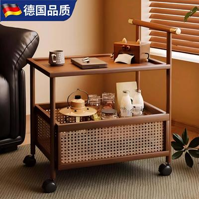 Monroe德国可移动边几客厅家用茶几中古风小推车卧室床头置物架子