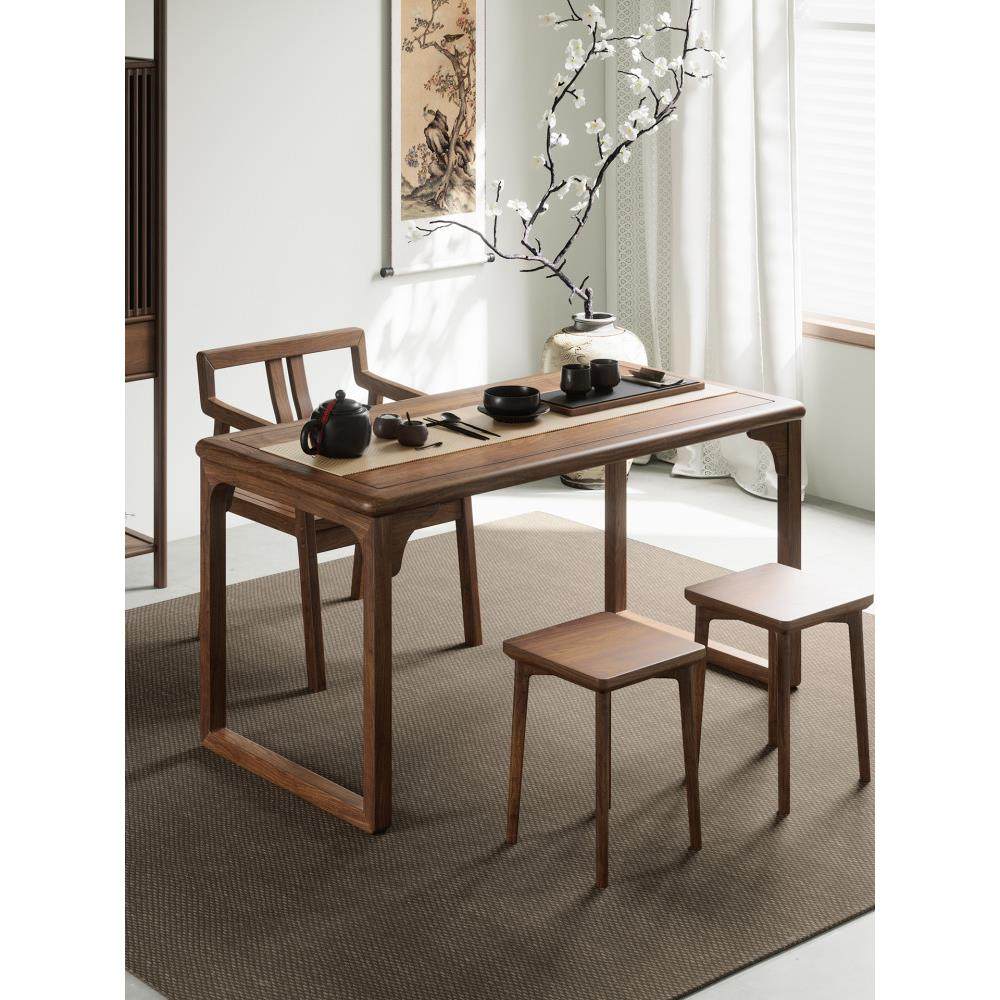 新中式胡桃木茶桌椅茶台家用阳台禅意泡茶台茶室茶艺桌现代书法桌,住宅家具,家用茶台/茶桌,淘宝优惠券,粉丝福利购,淘宝优惠卷