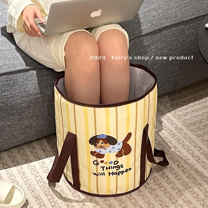 泡脚桶可折叠家用保温加厚过小腿学生宿舍便携旅行养生洗脚足浴盆