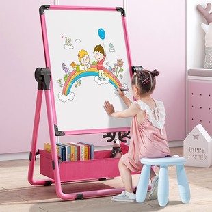 无尘小黑板家用 幼儿童画板可擦磁性涂鸦写字白板可折叠宝宝支架式