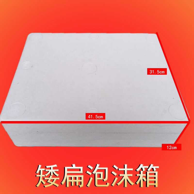矮扁平泡沫箱保温箱扁箱礼盒专用快递泡沫箱生鲜食品保鲜泡沫盒