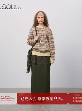 MESTRIO 设计师品牌 25秋冬新款 圆领费尔岛毛衣/开衫 SOLSOL
