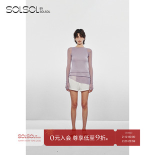 SWAYING/KINT 设计师品牌 25早秋新品 精裁亚麻短裤 SOLSOL