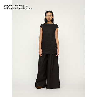 上衣 RUOHAN 巴里纱坎肩袖 设计师品牌 SOLSOL 25早秋新品