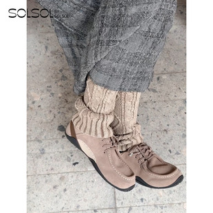 NEBLIT 设计师品牌 25秋冬新款 男女同款简约休闲袋鼠鞋 SOLSOL