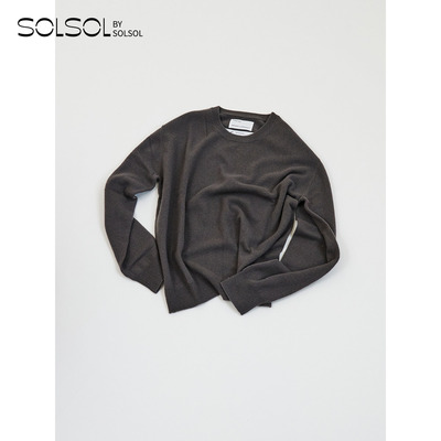 EXTREMECASHMERE休闲袖羊绒衫