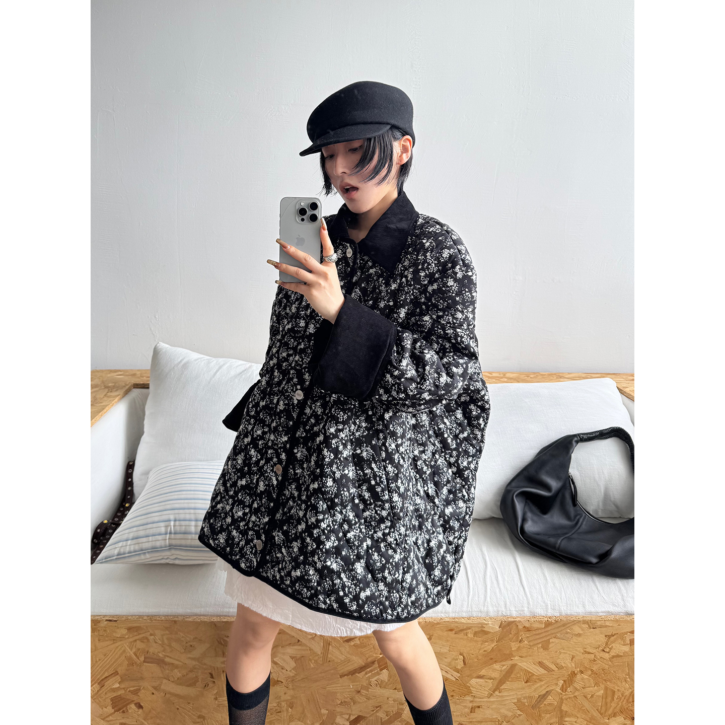 YCH 设计师品牌 25早秋新品 翻领碎花外套 SOLSOL买手店