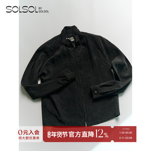 RECTO 设计师品牌 26早春新品 设计感领口垂坠拉链衬衫 SOLSOL