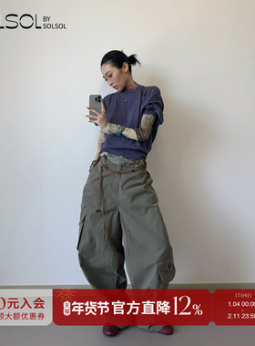 COTEMP 设计师品牌 25早秋新品 艾尔潘多口袋工装裤  SOLSOL