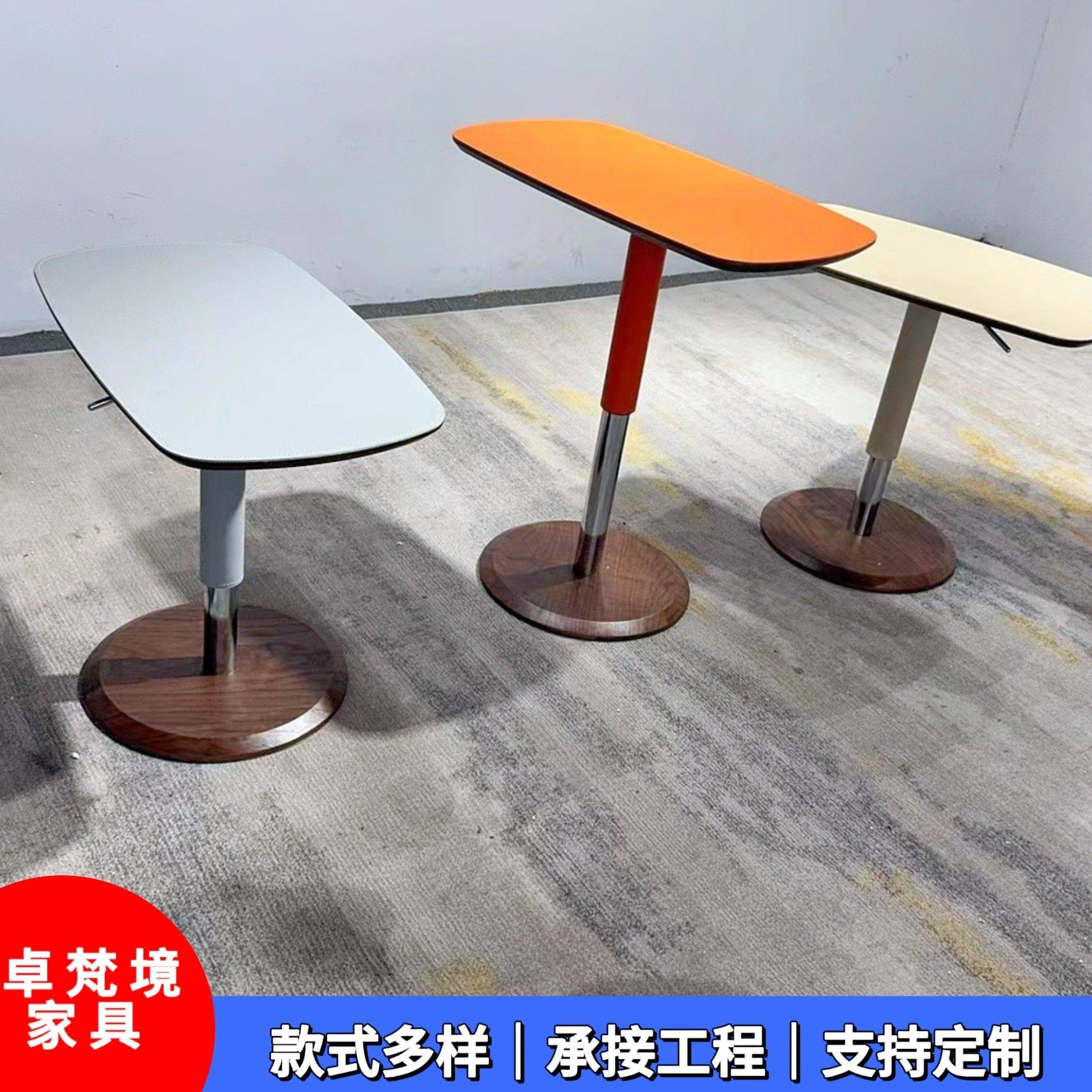 边几可升降茶几中古风床边桌沙发边几马鞍皮小桌子360旋转角几,住宅家具,角几/边几,淘宝优惠券,粉丝福利购,淘宝优惠卷