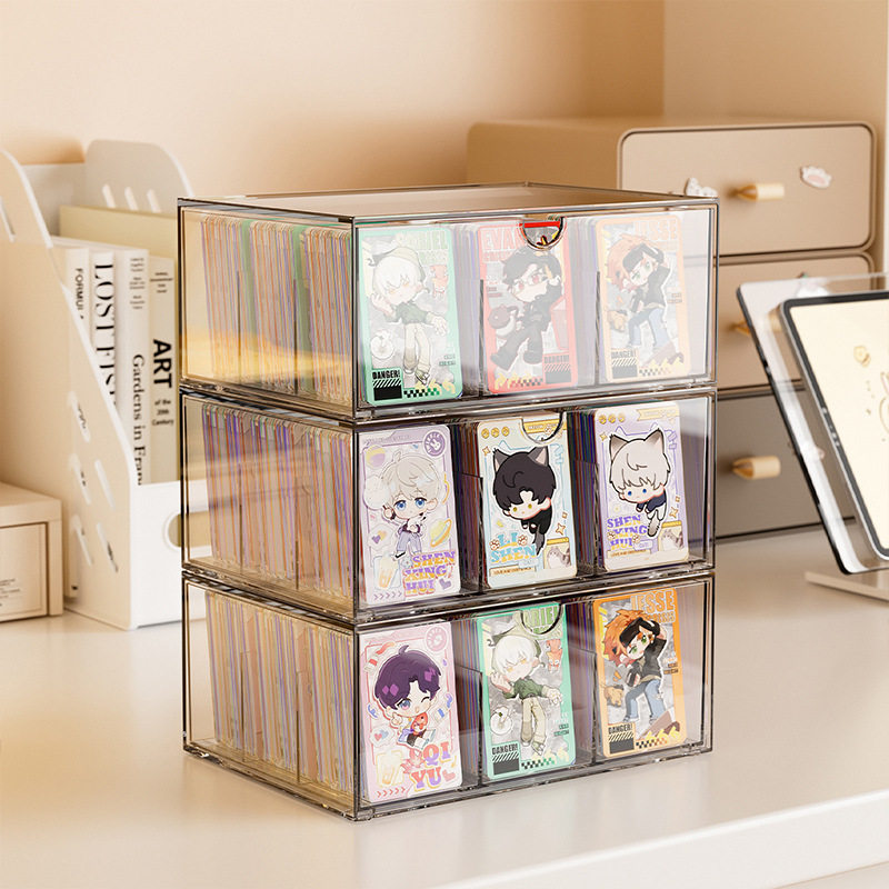透明卡牌收纳盒大容量防尘分格盒塑料卡片盒子儿童游戏卡片收纳盒,收纳整理,卡片收纳盒/册,淘宝优惠券,粉丝福利购,淘宝优惠卷