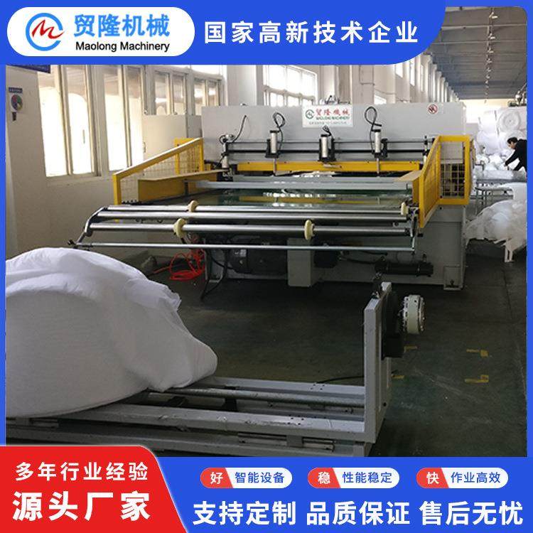 机械全自动汽车内饰吸音棉隔音棉热压封边成型裁断机下料机