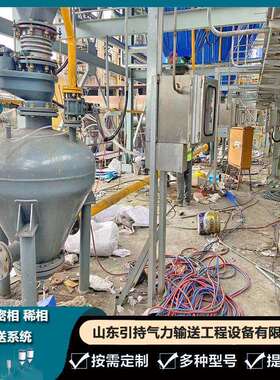 气力输送粉煤灰钛白粉火电厂大流量高压输送系统粉料气流输送设备