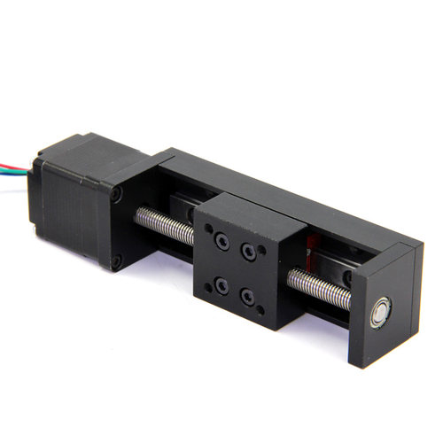 导轨滑台28步进电机线性微型直线导轨滑台模组T型丝杆电动导轨