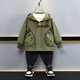 洋气酷帅儿童春装 宝宝风衣痞帅韩版 男 2024新款 男童外套春秋款