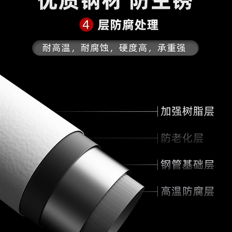 现货速发免打孔伸缩杆免安装晾衣杆衣架卧室窗帘挂杆浴帘杆子门帘