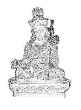 快速发货禅悦古法琉璃莲花生大士莲师佛像供奉Q家居家用中式禅意