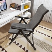 折叠躺椅宿舍大学生靠背椅电脑椅家用阳台懒人沙发办公室午休椅子