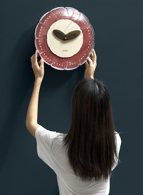 EMITDOOG泡泡气球挂钟免打孔创意钟表家用装饰品客厅挂墙桌面摆件