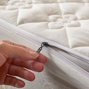 纯棉水洗棉六面全包床笠单件加厚夹棉床罩榻榻米拉链式床垫套定制