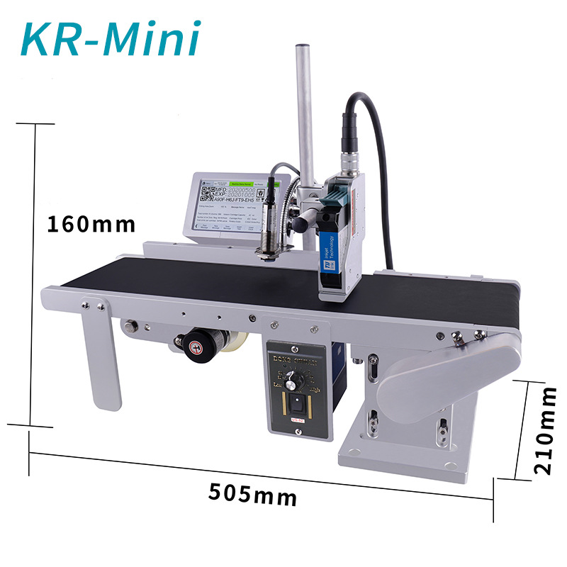 迷你在线自动喷码机小型日期打码机装二维码鸡蛋喷码机