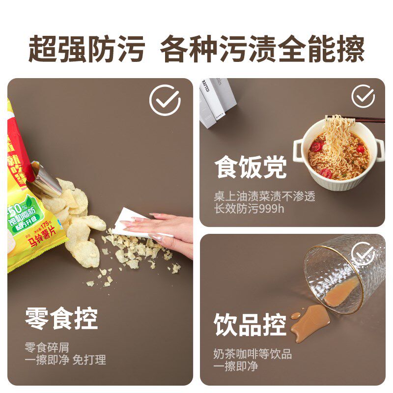 电脑桌垫鼠标垫超大键盘垫2024轻奢高级感桌面垫女生高颜值办公垫