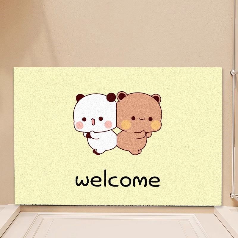 一二布布玄关入口进门防滑耐磨脚垫入户门除尘丝圈地垫可裁剪门垫