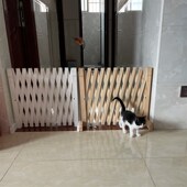 宠物围栏栅栏隔离门户外室内伸缩隔断拦猫拦狗栅栏挡板隔离网门栏