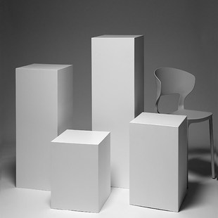 中岛展示台摆件地台几何体摄影道具超市陈列盒子橱窗装饰底座定制