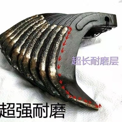 锰钢西安亚奥旋耕刀3.5刀柄4.5刀柄旋耕机刀片245型耐磨旋耕刀片