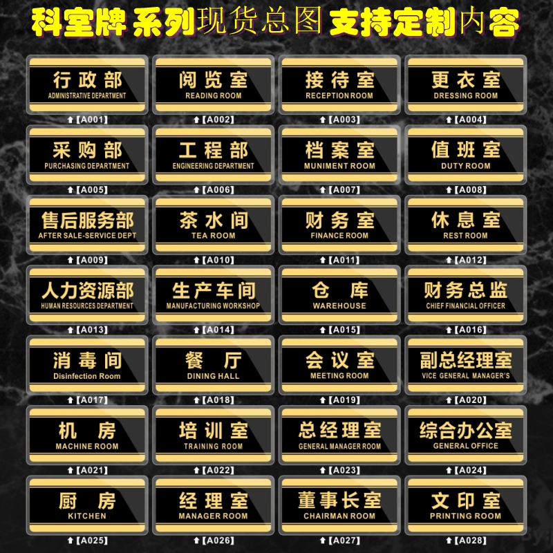 医院诊所心理咨询室门牌学校医护室保健室标识牌自粘办公科室牌