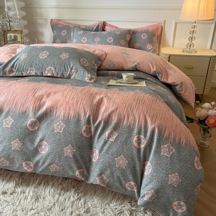 纯棉被套单件150x200x230双人被罩全棉180x220宿舍单人1.5米秋冬