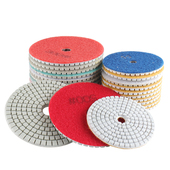 石材抛光水磨片大理石角磨机金刚石自粘片石英瓷砖翻新修边打磨片