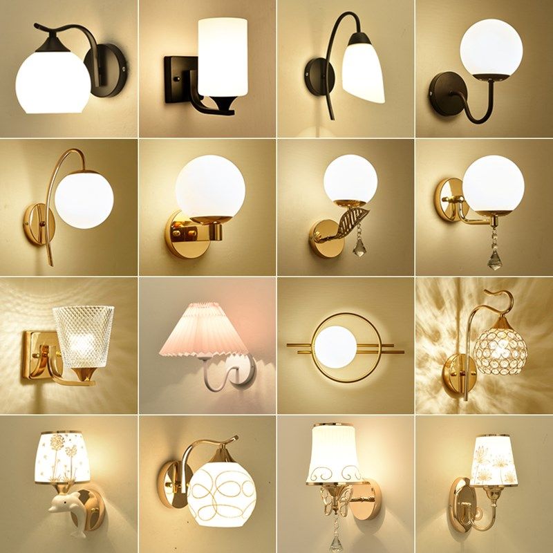 壁灯卧室简约新款墙灯客厅阳台北欧带拉线开关灯led房间卧床头灯,家装灯饰光源,壁灯,淘宝优惠券,粉丝福利购,淘宝优惠卷
