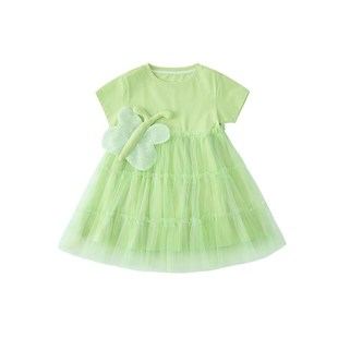 懿琪宝贝女童裙子夏季1岁婴儿T恤宝宝连衣裙夏款童装儿童衣服夏装