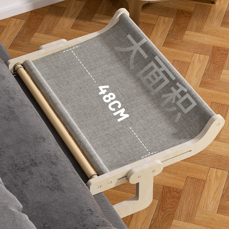 盼四季吊床猫窝 猫挂床猫咪实木床宠物窝悬挂式宠物床四季通用