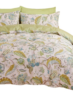 美式60支被套定做150210长绒棉贡缎单件加大被罩274248cm