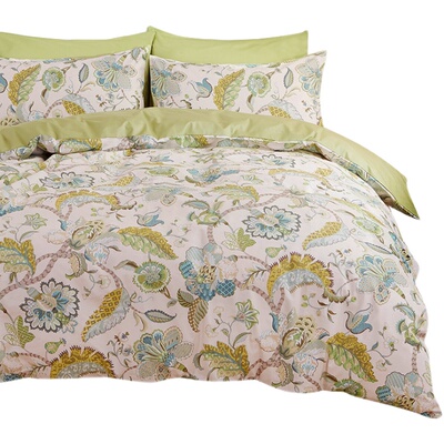 美式60支被套定做150210长绒棉贡缎单件加大被罩274248cm