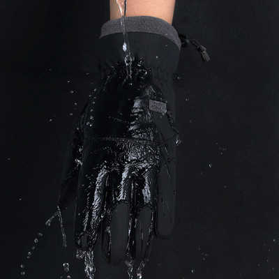 棉手套男冬天滑雪加绒厚触屏防水防风防寒保暖学生防滑骑行电动车