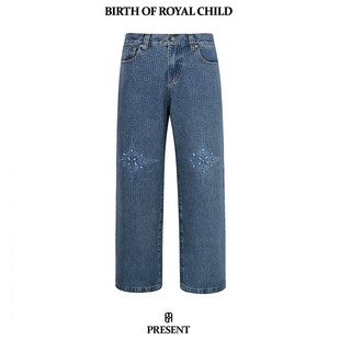 ROYAL CHILD 光芒满钻牛仔裤 BIRTH BORC 14oz 官方正品