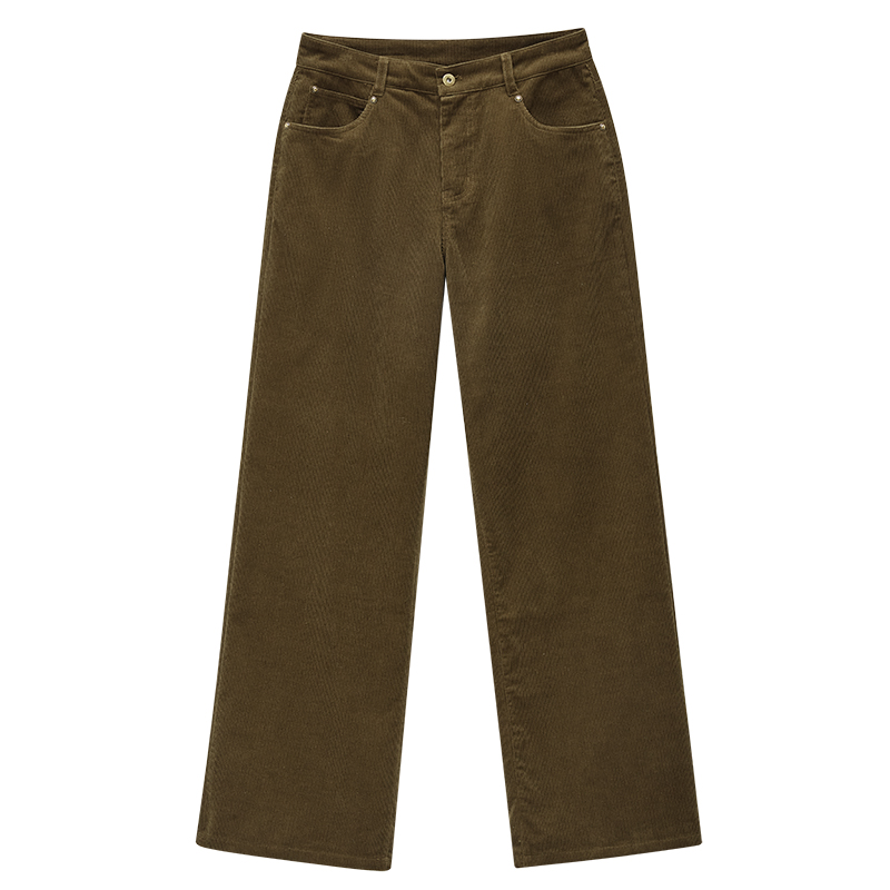 EpidePrefab灯芯绒直筒长裤