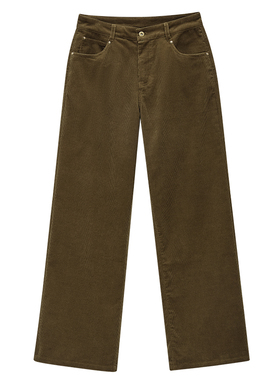 【官方正品】Epide Prefab 灯芯绒老钱风撞金扣直筒长裤休闲裤