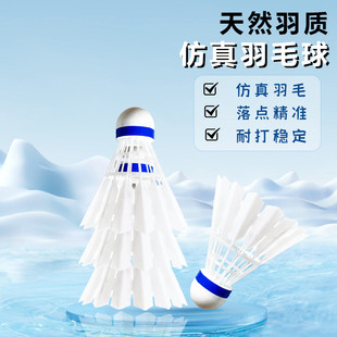 仿真尼龙球室外塑料抗击稳定耐打防风训练飞行非鹅毛羽毛球