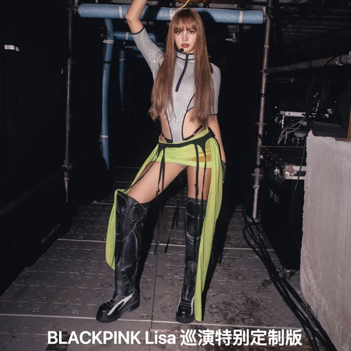 Lisa同款·日常版·EMPTY BEHAVIOR·平底拳击靴 做旧牛皮机车靴