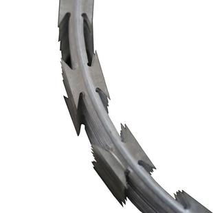 不钢刀片刺网 锈工校防护刀刺厂滚笼学 防盗防攀爬带刺铁丝护栏